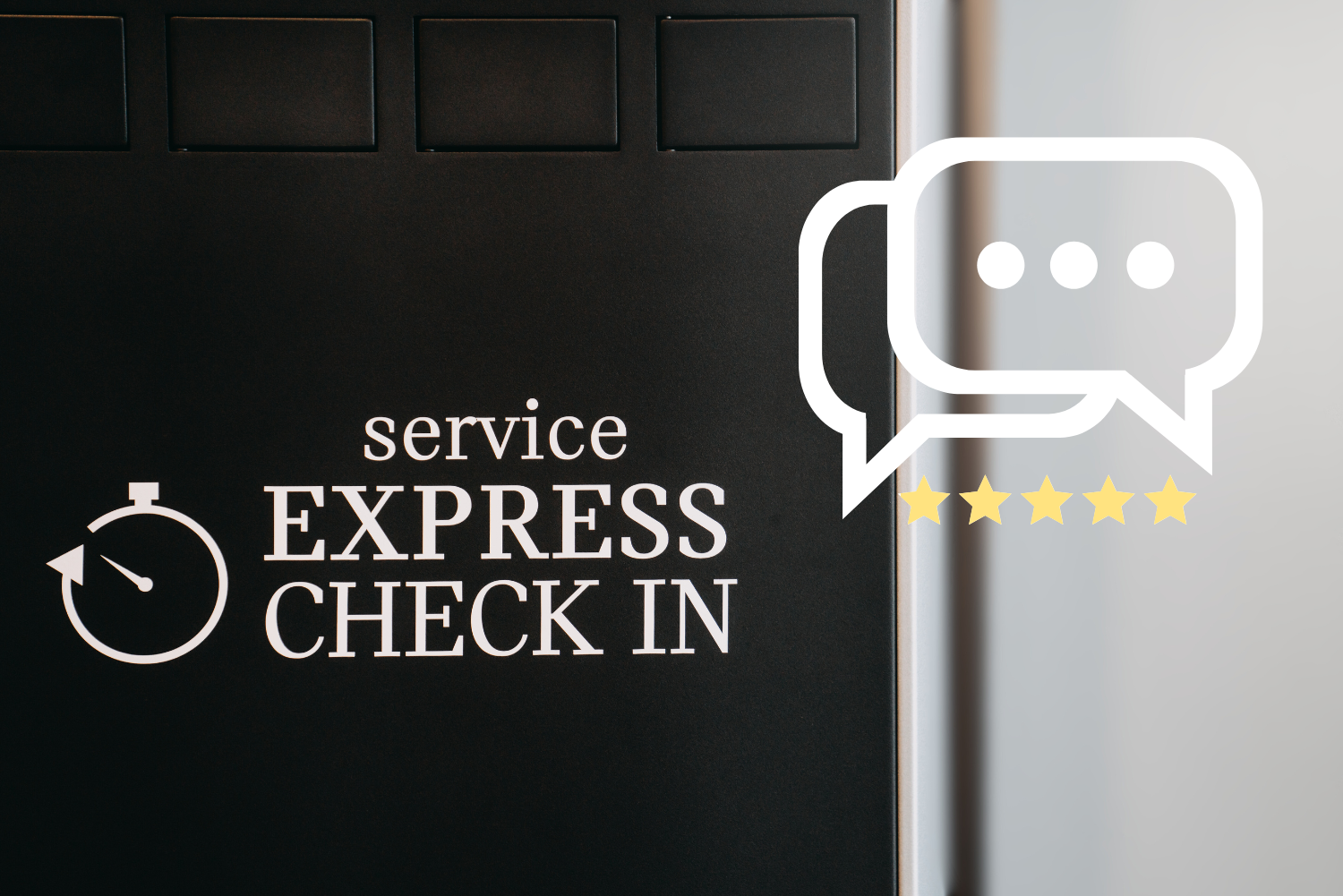 Express check in kiosk