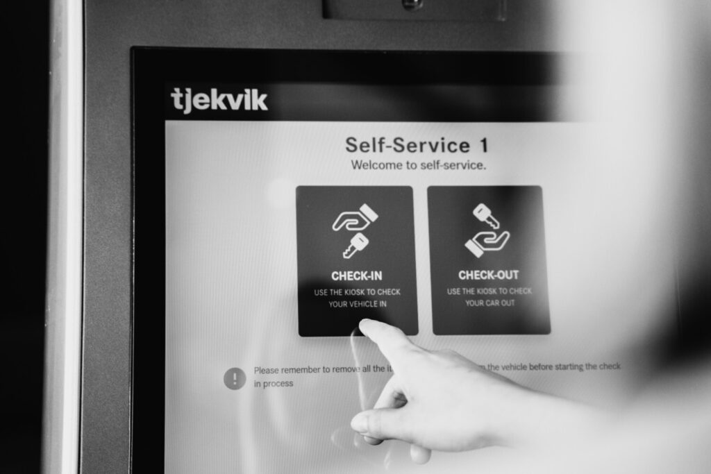 Tjekvik Kiosk Selbstbedienung