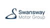 Brand logo for Swansway Motor Group with a stylized blue swan icon and the text 'Swansway Motor Group'.